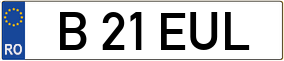 Truck License Plate